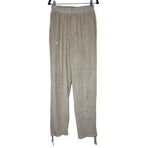 NWOT Suzie Kondi Unisex Track Pants Tan XS